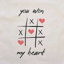Подушка "You won my heart"